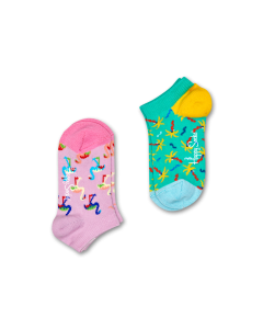 Happy Socks 2-Pack 2-Pack Confetti Palm Low Socks For Kids