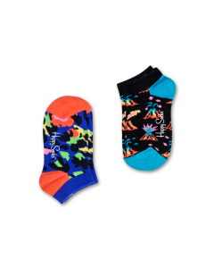 Happy Socks 2-Pack Leopard Low Socks For Kids